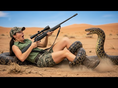 Sniper Hunting: Giant Desert Anaconda Showdown