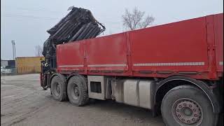 شاحنة مسطحة Volvo FH 440 8x4 - Pritsche / HIAB XS 700E-6 Crane + JIB - 29m | صورة 4 - Autoline