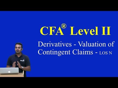 2017: CFA Level 2: Derivatives - Valuation of Contingent Claims - LOS N