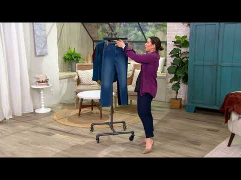 Joan Rivers Classic Denim Slim Ankle Pant on QVC