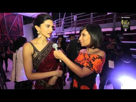 Backstage at IIFA Awards 2015 with Deepika Padukone