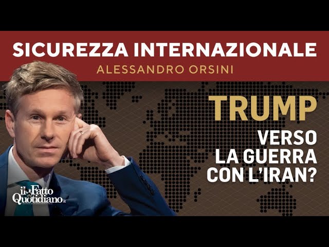 Trump verso la guerra con l’Iran? La diretta con Alessandro Orsini