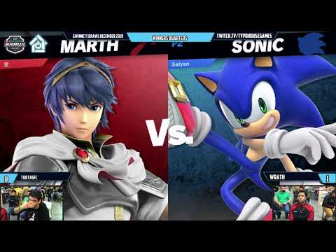 Gwinnett Brawl For the Crown 2019 - TortasFC(Marth) VS Wrath(Sonic)- W. Round 4
