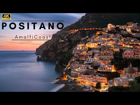 Positano: A Cinematic Soar Above the Scenic Amalfi Coast (4K)