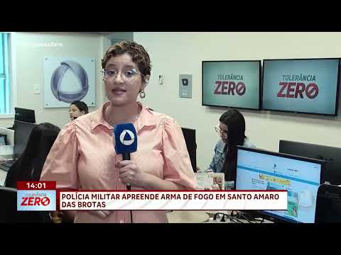 Polícia Militar apreende arma de fogo em Santo Amaro das Brotas - TZ