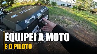Baú Original Vale a Pena? Protetor Auricular Faz Diferença? Equipei a BMW F900 GS