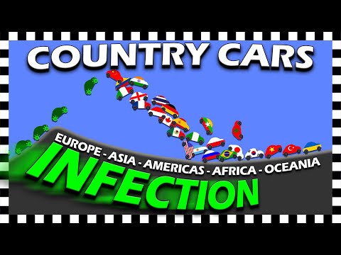 Country Cars Infected - Algodoo Car Race