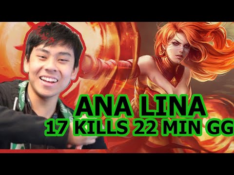 #dota2 #Ana How to Lina MID 17 kills ! 26 min gg DESTROYING SEA PLAYERS!