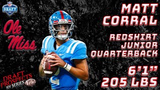 2022 NFL Draft Prospects 101 || Analysis of QB Matt Corral | Inside the Numbers, Pros/Cons & Comp