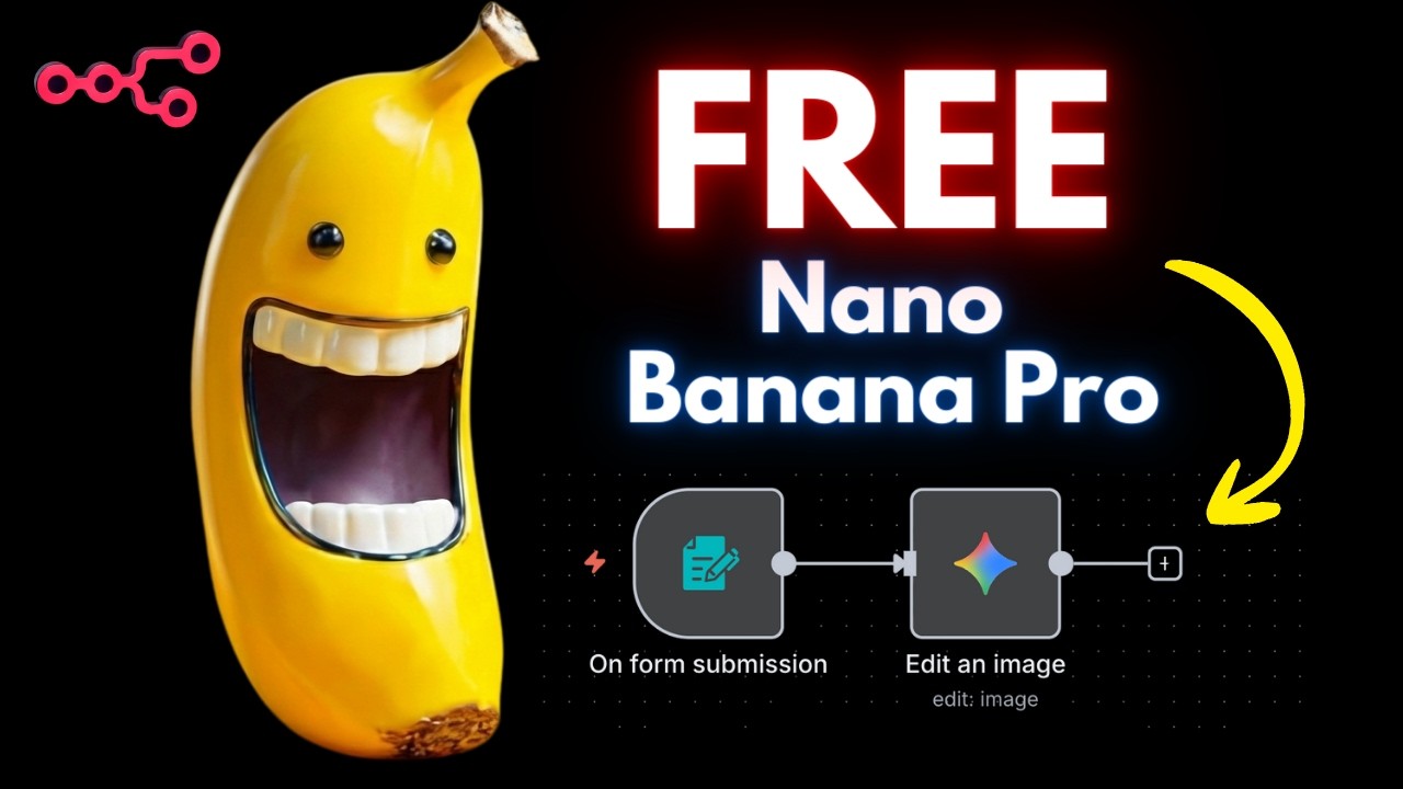 How to Use NanoBanana Pro for FREE in n8n (Step by Step Tutorial)