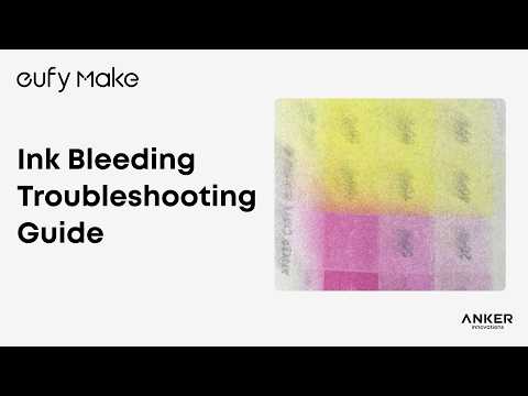 Ink Bleeding Troubleshooting Guide