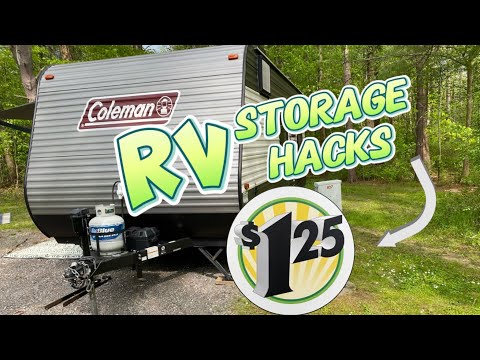 TOP 5 Dollar Store RV HACKS- Organize Your Camper On A BUDGET
