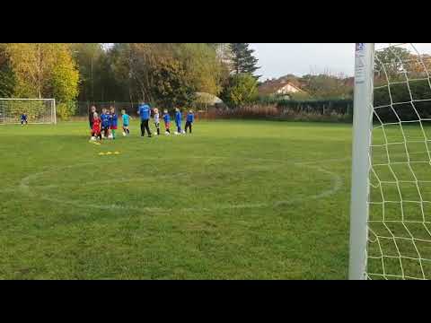 dribbling mit Torschuss