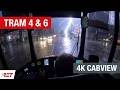 Cloudburst Lightning Tram Rotterdam 4 6 Driver S POV 4K