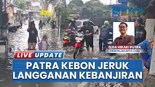 Masih Awal Tahun, Banjir Berkali-kali Genangi Permukiman & Jalan di Patra Kebon Jeruk Jakarta Barat