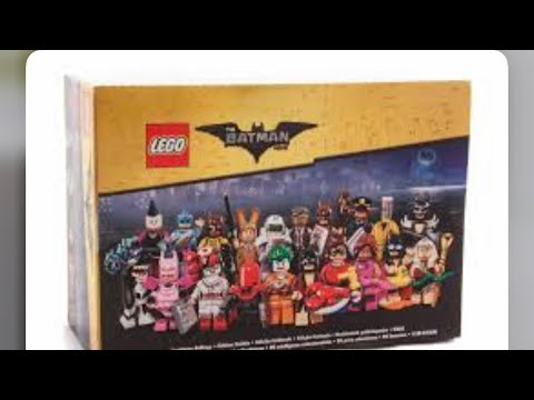 the Lego Batman movie minifigures  series 1 71017 2017