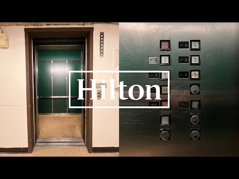 EPIC United States Square Button Hydraulic Service Elevator Hilton Hotel