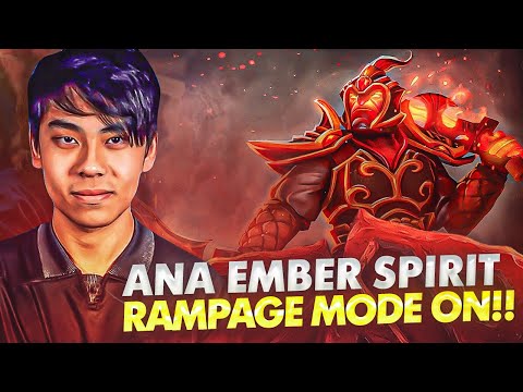 ana Rampage Mode on - BEST Ember Spirit in Dota 2