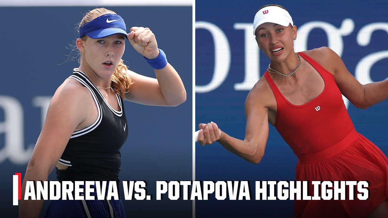 No. 5 Mirra Andreeva vs. No. 24 Anastasia Potapova | Full Match Highlights | 2026 US Open