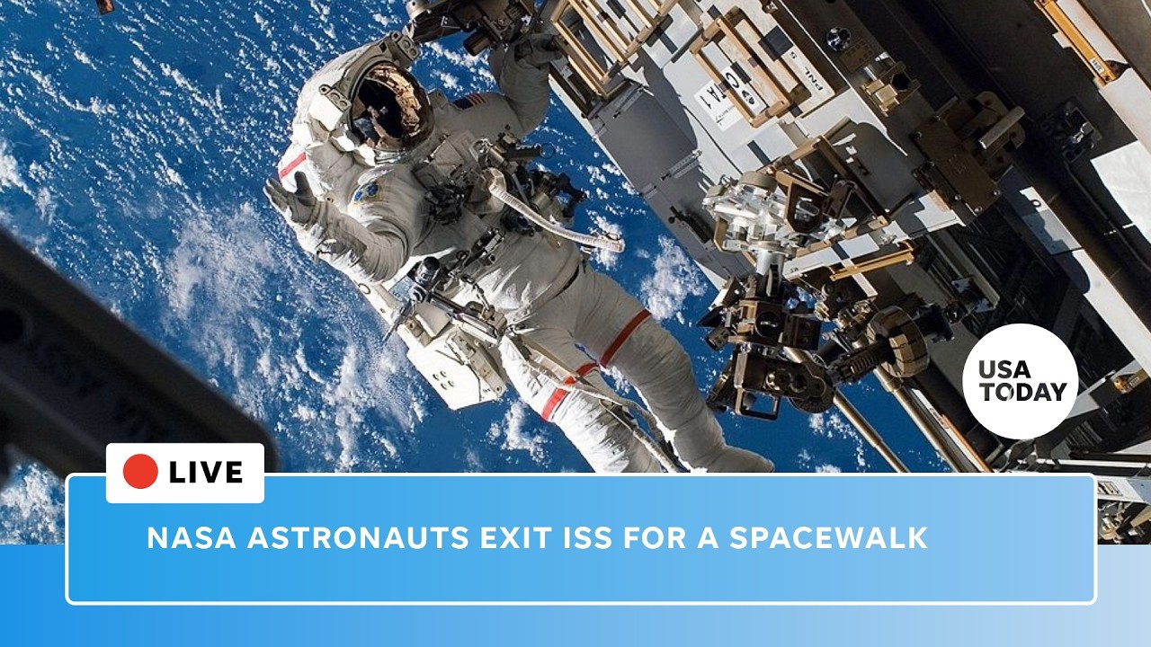 LIVE: NASA astronauts Chris Williams and Jessica Meir spacewalk