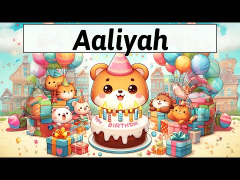 Aaliyah Birthday Song | Happy Birthday to you Aaliyah