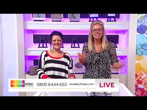 How to use Sari Silk in Jewellery - JewelleryMaker LIVE (AM) 28/03/14
