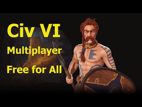 (Gaul, Yes Again, Read Description) Civilization VI Competitive Multiplayer Ranked 10 Player FFA
