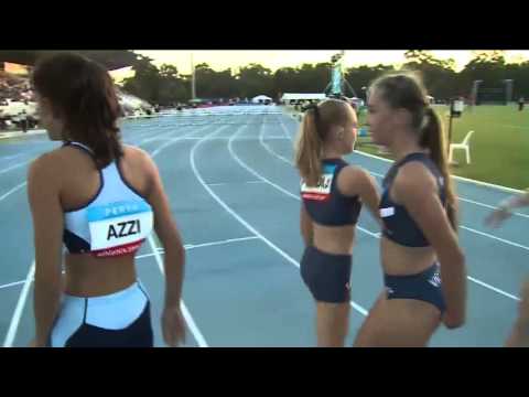 Girl's U14 80m Hurdles Final | 2016 Australian Junior Athletics Championships
