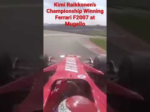 Kimi Raikkonen’s Ferrari F2007 at Mugello
