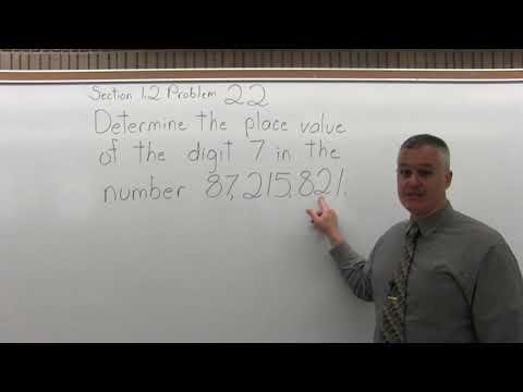 MTH 060 : Section 1.2 Problem 22 : Topics in Developmental Mathematics