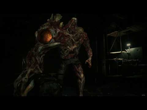 Resident Evil 2 [hardcore blind run] Let's Play pt.11 (4k60fps) Leon: boss fight #2