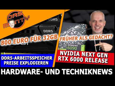 Nvidia RTX 6000/Next Gen - Release doch früher? | DDR5 Preise explodieren |  Grafikkarten Preis/Perf