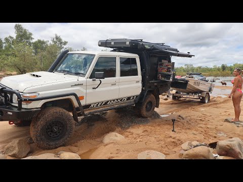 Camping in the wild ????️ ???? AUSTRALIAS MOST ICONIC FISH FOR LUNCH!