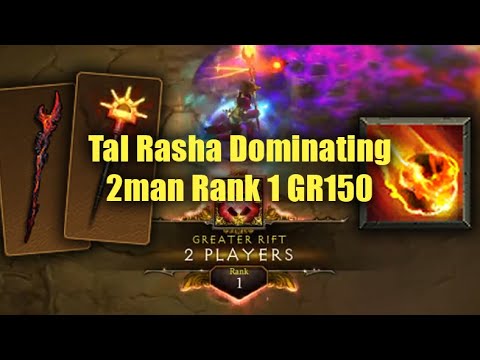 Clearing 2man Rank 1 GR150... 5x in a Row! Tal Rasha Wizard + Barb is amazing!