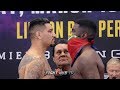 CHRIS ARREOLA VS. JEAN PIERRE AGUSTIN - FULL WEIGH IN & FACE OFF VIDEO