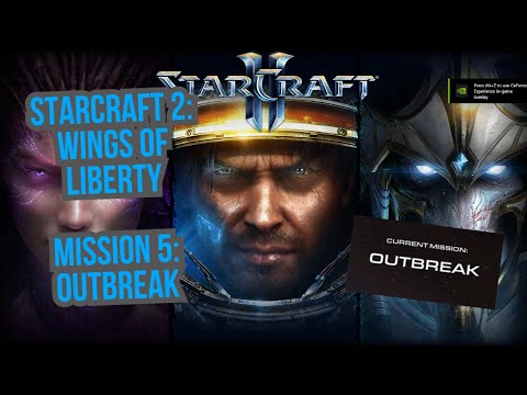 Starcraft 2: Wings of Liberty | Mission 5 | Outbreak | 1080p 30fps