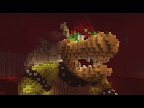 Unbelievable! Bowser's Castle in Minecraft!
