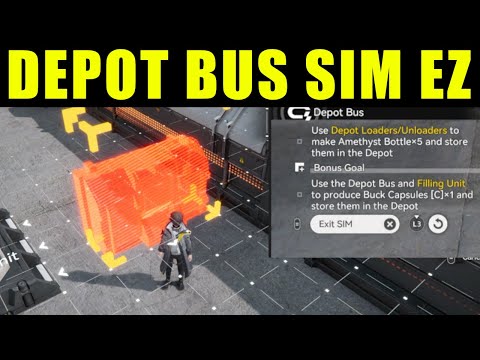 arknights endfield - depot bus sim guide | Use Depot Loaders/Unloaders to make Amethyst Bottle