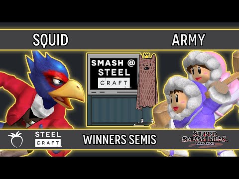 SteelCraft GG 2 - Squid (Falco) VS ARMY (ice Climbers) - SSBM - Winners Semis