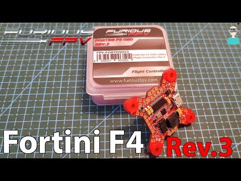 FuriousFPV - FORTINI F4 32Khz Flight Controller Rev.3