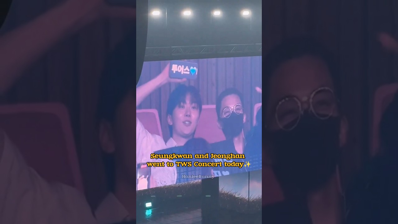 Yoonboo 😭✨ at TWS Concert #svt #jeonghan #seungkwan #shorts