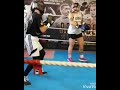 Tiah Ayton 12ys SPARRING Welsh Pro WBC Champ 26yrs
