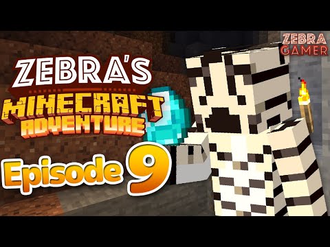 Zebra's Minecraft Adventure Part 9 - Mining for Diamonds!