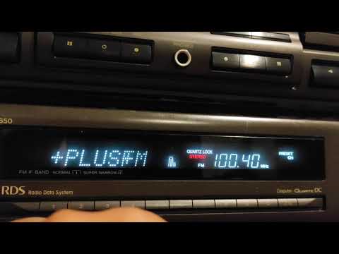 Skan radiowy i porównanie tutaj Antena zbiorcza na bloku  odbiornik TECHNICS ST-GT650 28.07.2021