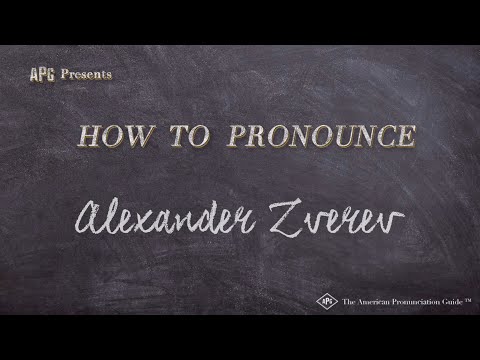 How to Pronounce Alexander Zverev (Real Life Examples!)