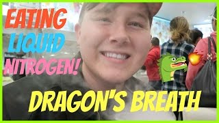 EATING LIQUID NITROGEN! DRAGON'S BREATH | Mason Zinszer