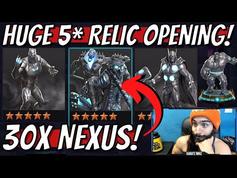 I OPENED THIRTY 5* NEXUS RELICS!