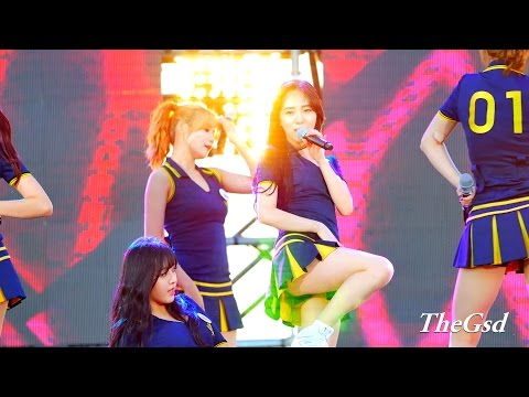 [4k Fancam/직캠]151024 AOA - 짧은치마 @플레이더챌린지