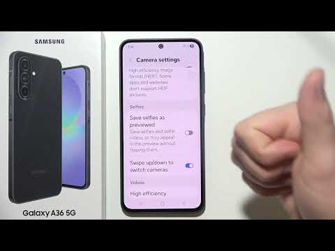 Samsung A36 5G: How to Turn Off Camera Mirror Effect