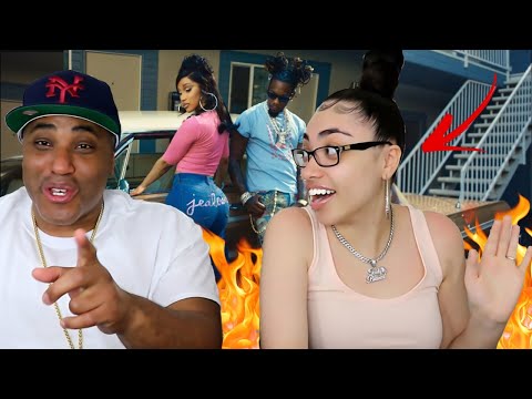 MY DAD REACTS TO Offset & Cardi B - JEALOUSY (Official Music Video) REACTION